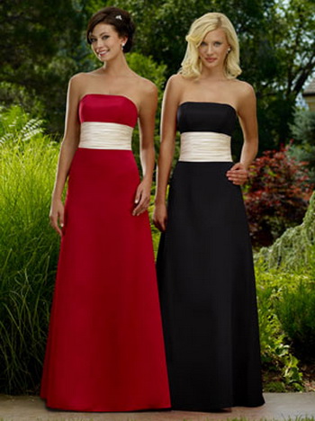 bridesmaid dresses same style diferent color