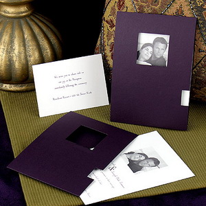 Picture personalize wedding invitation 