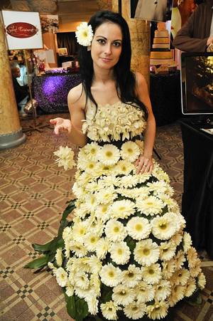 Floral Wedding dress 